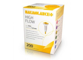 Автоматический ланцет HAEMOLANCE Plus HIGH FLOW с кнопкой 18G 